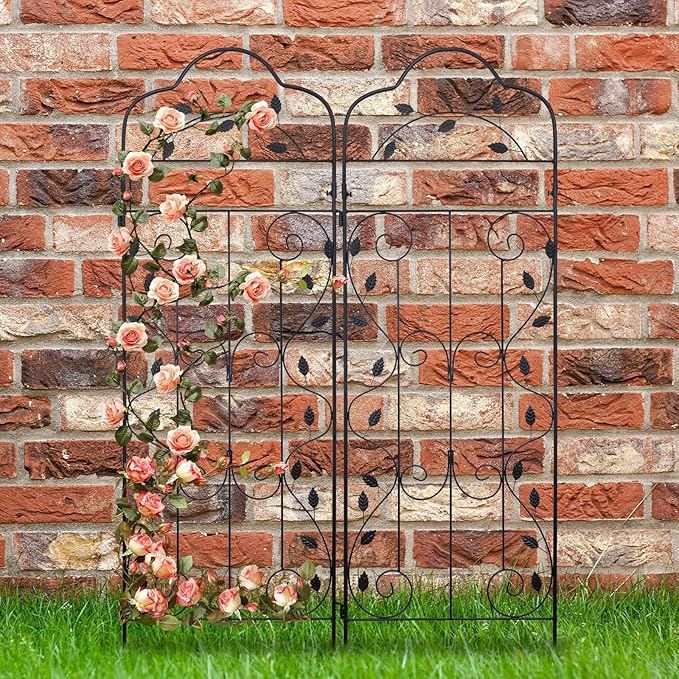 hogardeck 4 Packs 60 * 18 inch Metal Garden Trellis - Image 6