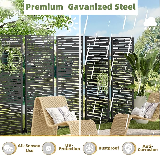 Casaphoria Metal Privacy Screen Outdoor - Image 5