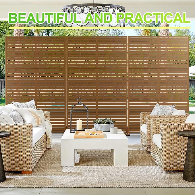 Outdoor Privacy Screen, Freestanding Privacy Fence Panels - Image 3