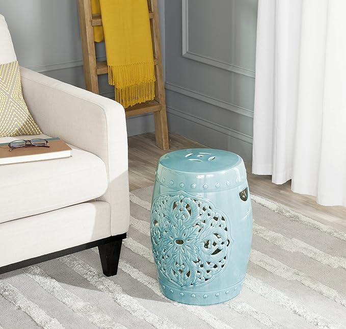 Safavieh Flora Glazed Ceramic Decorative Garden Stool - Image 5