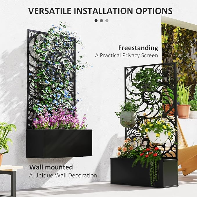 Outsunny Metal Raised Garden Bed - Image 4