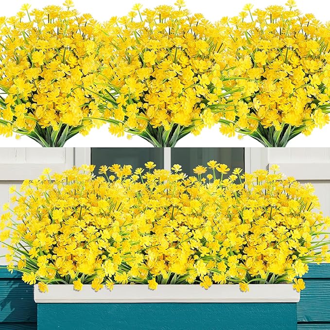 AGIRL 24 Bundles Artificial Flowers by AGIRL