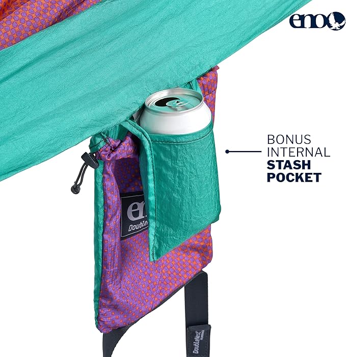 ENO, Eagles Nest Outfitters DoubleNest Lightweight Camping Hammock, 1 to 2 - Image 3
