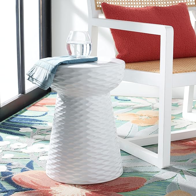 Safavieh Daphne Glazed Ceramic Decorative Garden Stool - Image 2
