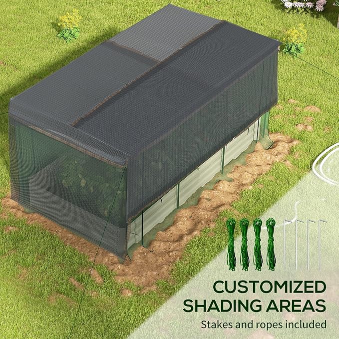Outsunny 7.3 x 3.4 x 1 ft Galvanized Raised Garden Bed - Image 4