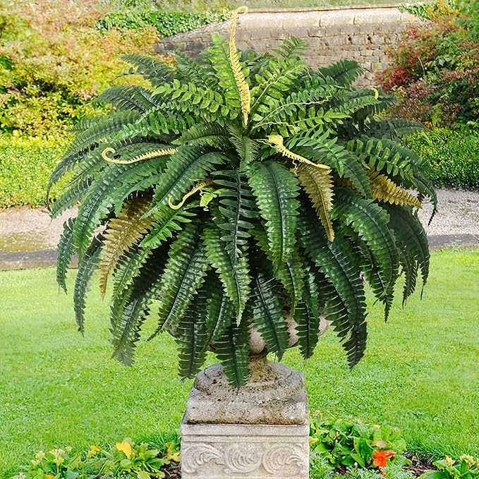 MARTINE MALL 2Pcs 48'' Fake Ferns Artificial Ferns - Image 8