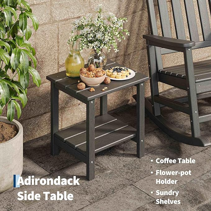 HDPE Rocking Chair Outdoor Set of 4 - Image 4