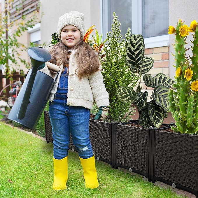 Large Planters for Outdoor Plants pots Elevated Garden Boxes Raised Garden Bed - Image 6