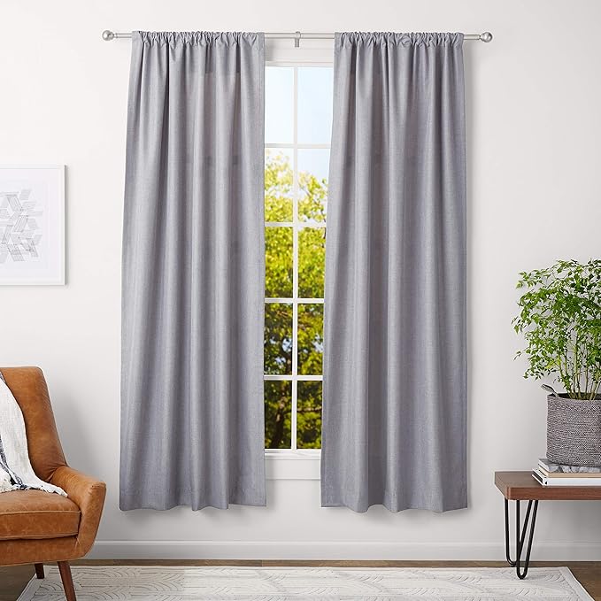 Amazon Basics Sturdy Adjustable Curtain Rod - Image 8