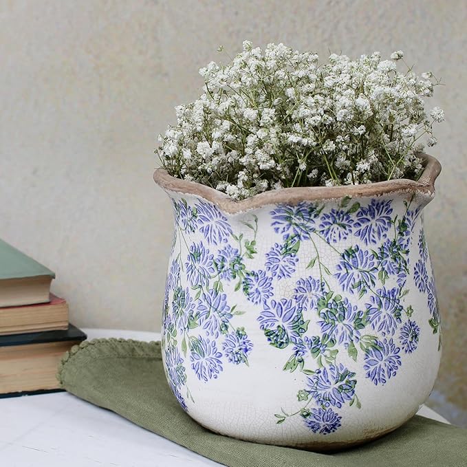 Ceramic Pots for Plants, Vintage Plant Pot - Image 4