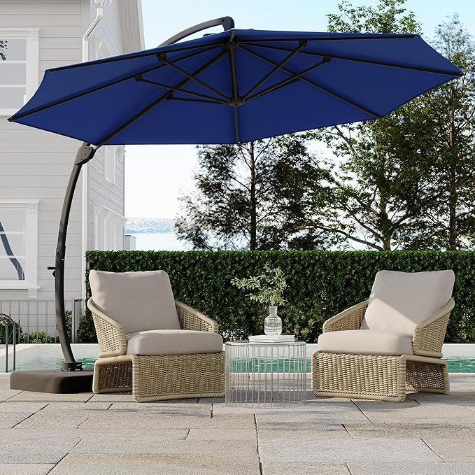 GarveeLife 11FT Cantilever Patio Umbrella - Image 9