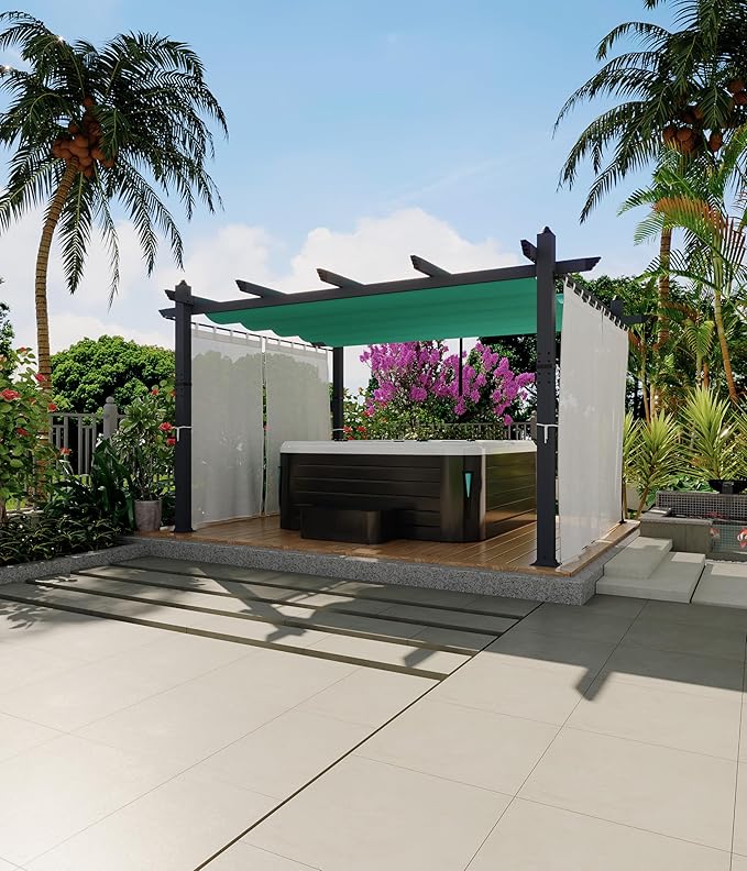 GarveeLife 10 x 13 ft Outdoor Pergol Metal Gazebo - Image 7