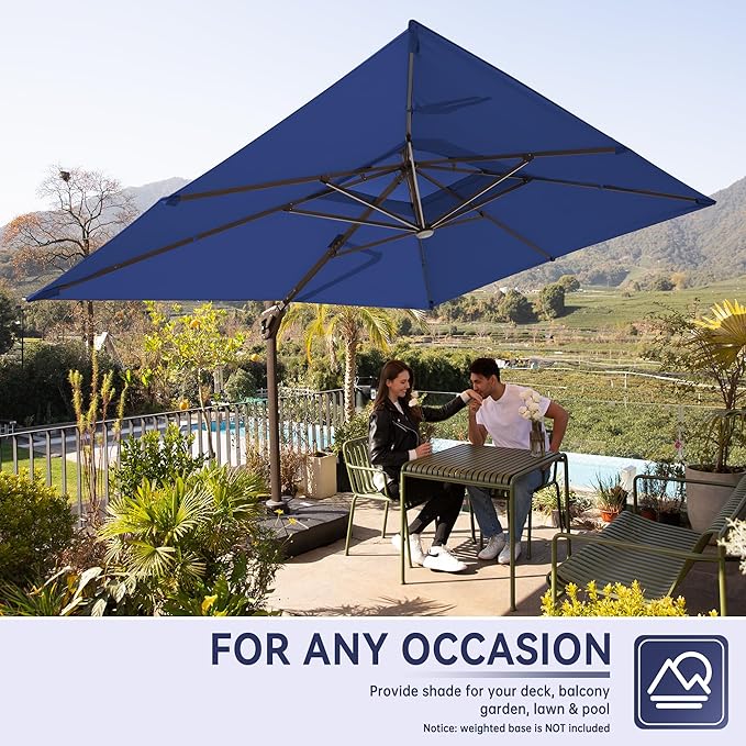 10 X 13 FT Cantilever Outdoor Patio Umbrella - Image 6