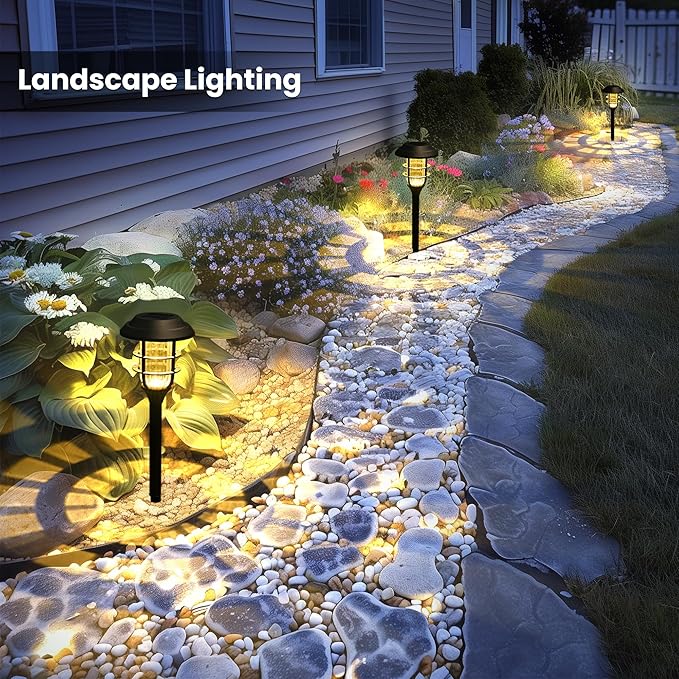 SOLPEX Solar Lights for Outside, Solar Outdoor Pathway Garden Lights Waterproof - Image 7