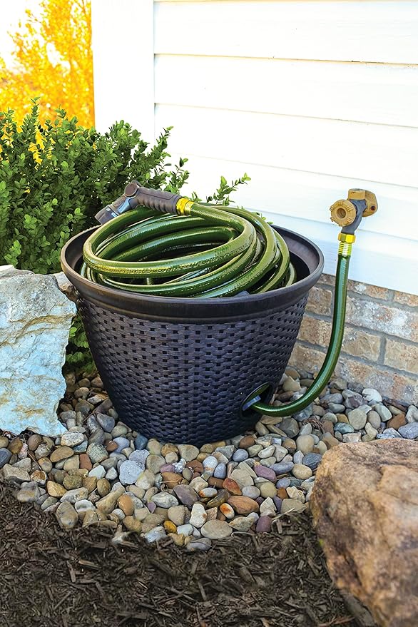 The HC Companies 18 inch Woven Garden Hose Holder, Lightweight UV-Resistant - Image 3