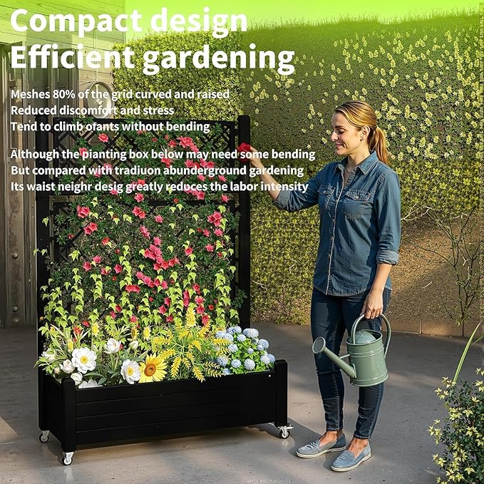 EasyUp Rolling Garden Planter Box - Image 7