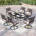 Sophia and William Swivel Patio Dining Set by SophiaWilliam