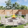 HDPE Rocking Chair Outdoor Set of 4 by Garvee