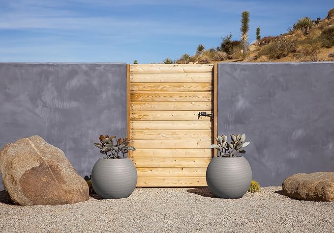 Veradek Strata Series Sphere Round Planter - Image 4
