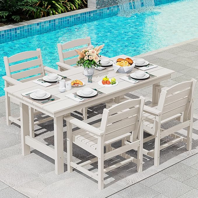 SERWALL HDPE Outdoor Dining Table - Image 5