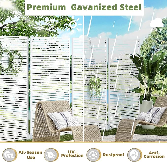 Casaphoria Metal Privacy Screen Outdoor - Image 7