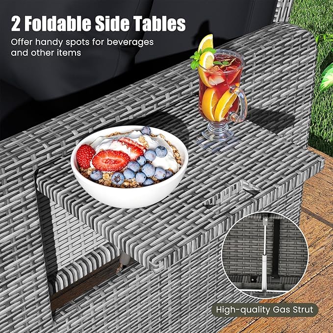 Tangkula Patio Rattan Daybed - Image 8