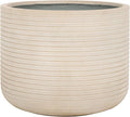 SAFAVIEH Outdoor Collection Nardo Beige Cement Ficonstone Planter Pot by SAFAVIEH