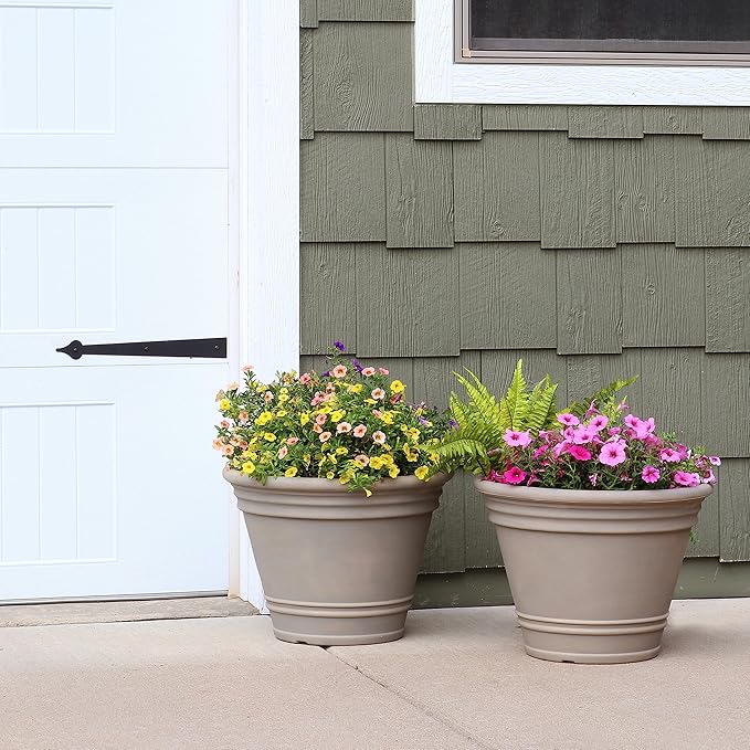 Sunnydaze 20-Inch Franklin Large Plant Pot - Image 6