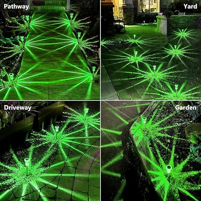St Patricks Day Decorations Solar Lights Outdoor 10 Pack Solar Pathway Lights - Image 5