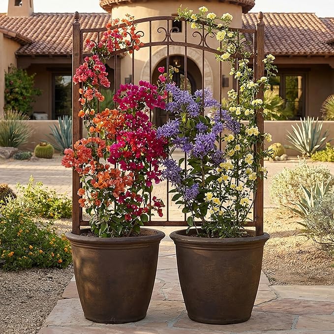 Sunnydaze 20-Inch Anjelica Large Plastic Pot - Image 8