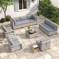 8-Seat Modern Patio Furniture Set by MASIONBACKYARDS