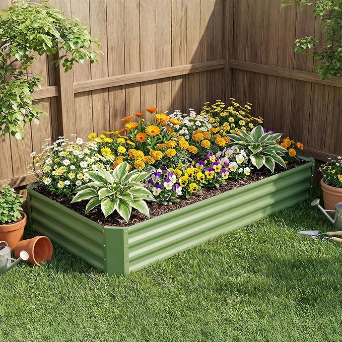 INNO STAGE Galvanized Raised Garden Bed Kit, Rust-Resistant & Easy Assembly - Image 9