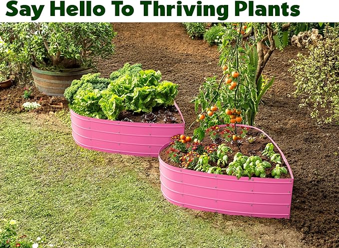 Plant & Plot Galvanized Raised Garden Beds Outdoor // Planter Raised Beds - Image 4