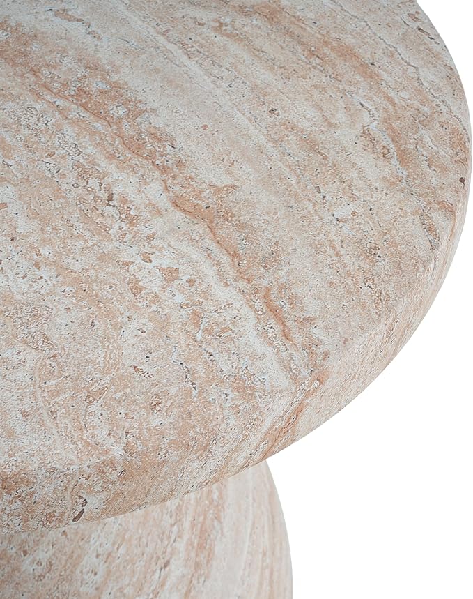 Christopher Knight Home Jayme 22.5" Indoor Outdoor Round Top Accent Side Table - Image 6