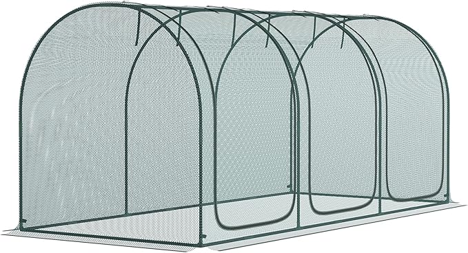 Outsunny 9' x 4' Crop Cage, Plant Protection Tent - Image 9