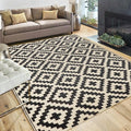SAND MINE Reversible Mats, Plastic Straw Rug, Modern Area Rug, Large Floor Mat by SANDMIND
