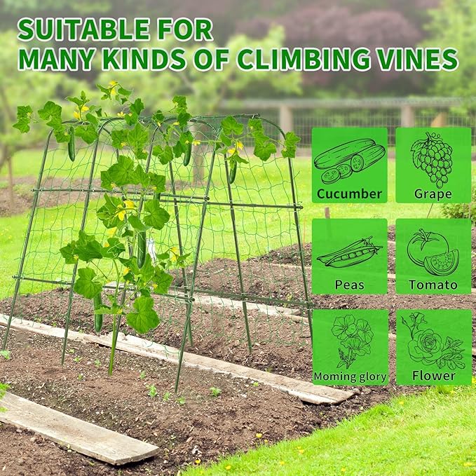 Lalahoni Cucumber Trellis, 65x48 inch Garden Trellis - Image 3