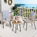 YITAHOME 3 Piece Bistro Set Outdoor by YITAHOME