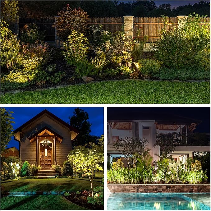 GKOLED Low Voltage Solid Brass LED Spotlight, Outdoor Waterproof Landscape - Image 5