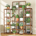 EnHomee Plant Stand Indoor Wood Plant Stand Outdoor Tiered Plant Shelf by EnHomee