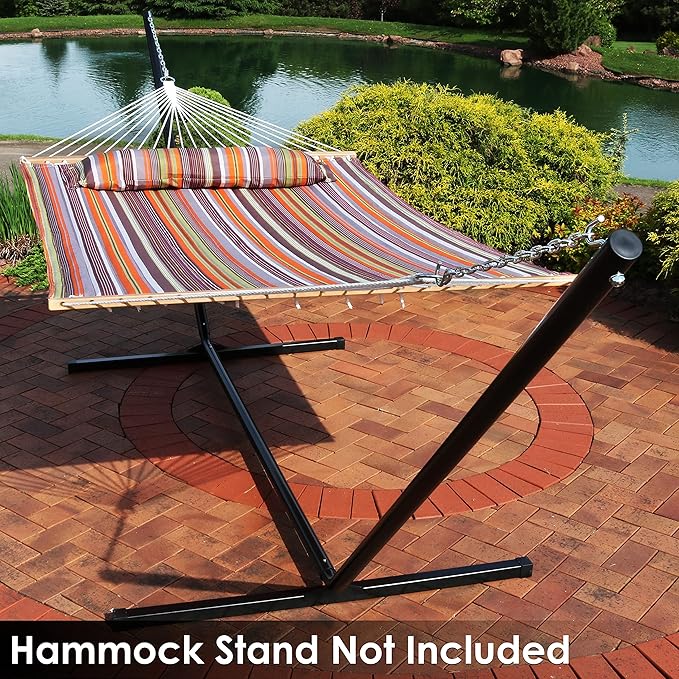 Sunnydaze Quilted Outdoor Hammock - Image 9