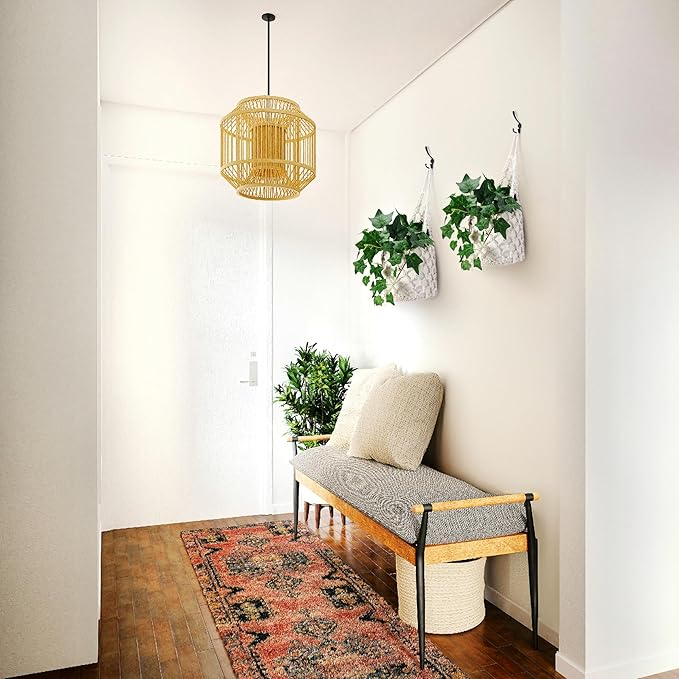 2 Packs Hanging Planters for Indoor Plants up to 6 in., Wall Plant Holder | - Image 8