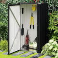 Devoko 22 Cuft Lockable Metal Storage Shed, Vertical Indoor Outdoor Tool Cabinet by DEVOKO