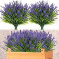 ZINHO 24 Bundles Artificial Flowers Outdoor, Faux Lavender Flowers by ZINHO