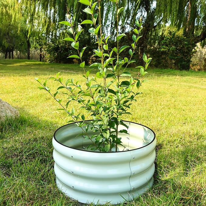 SnugNiture 2x2x1ft Round Galvanized Raised Garden Bed Kit Outdoor, Metal - Image 5