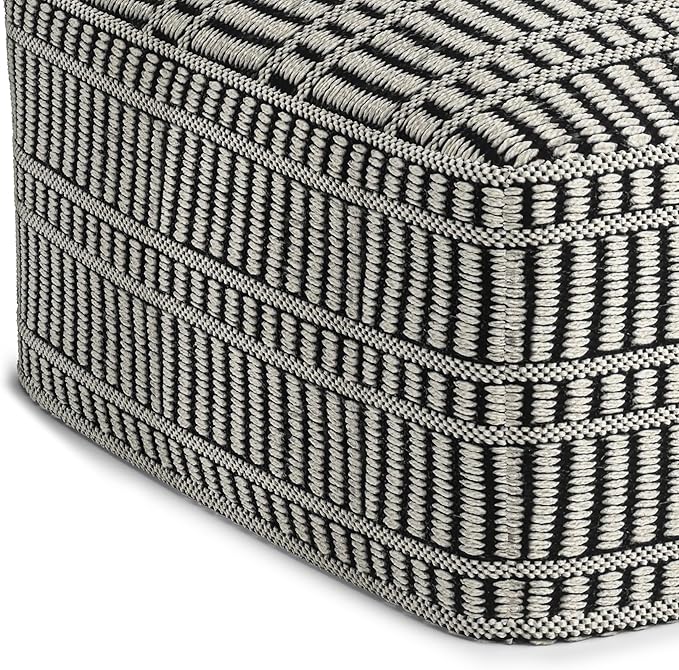 SIMPLIHOME Safford Square Pouf - Image 6