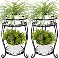 2 Pack 19.2 inch Metal Plant Stand Rack by alleegold