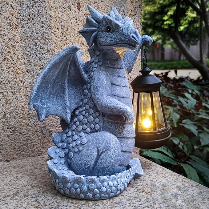 Solar Dragon Garden Statue Decoration - Image 3