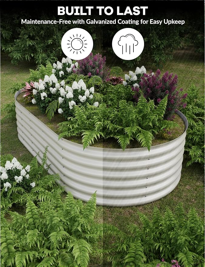 GarveeLife 2 Pcs Raised Garden Beds Outdoor 8x4x1.5 ft - Image 6