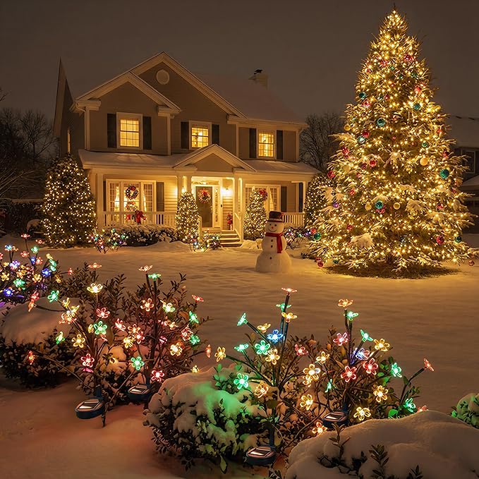 Solar Garden Lights Outdoor, Solar Lights Outdoor Decorative Waterproof - Image 6